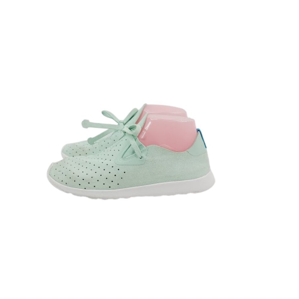 Native Women's Mint‎ Green Apollo Moc Lace Up Casual Sneaker Size 7